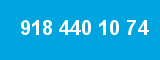 918 440 10 74 918 440 10 74